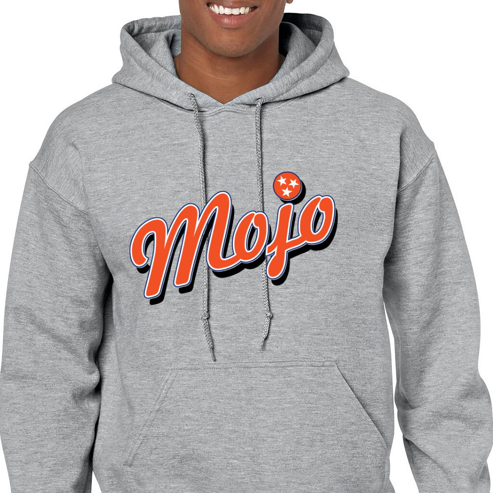 MOJO cursive logo hoodie