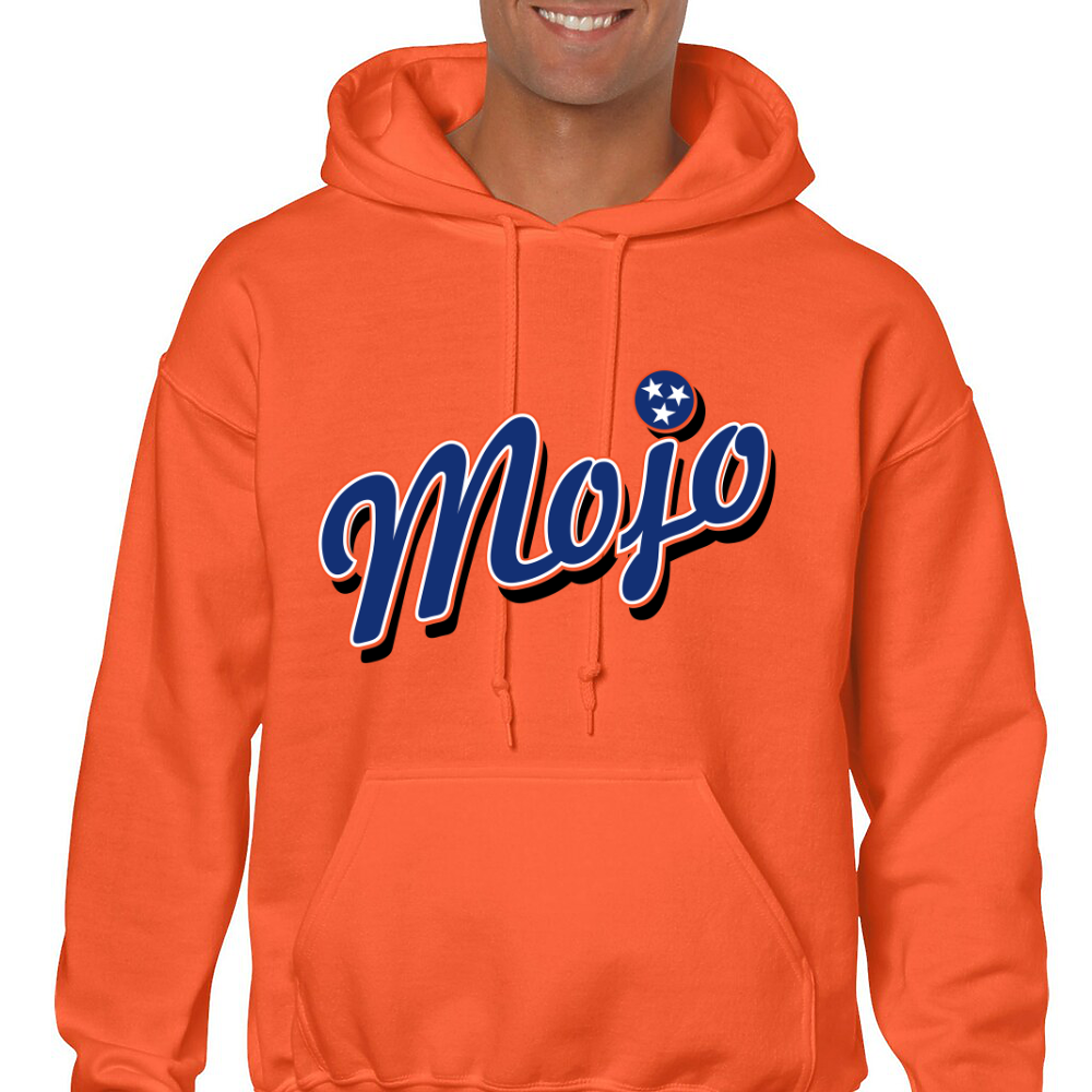 MOJO cursive logo hoodie
