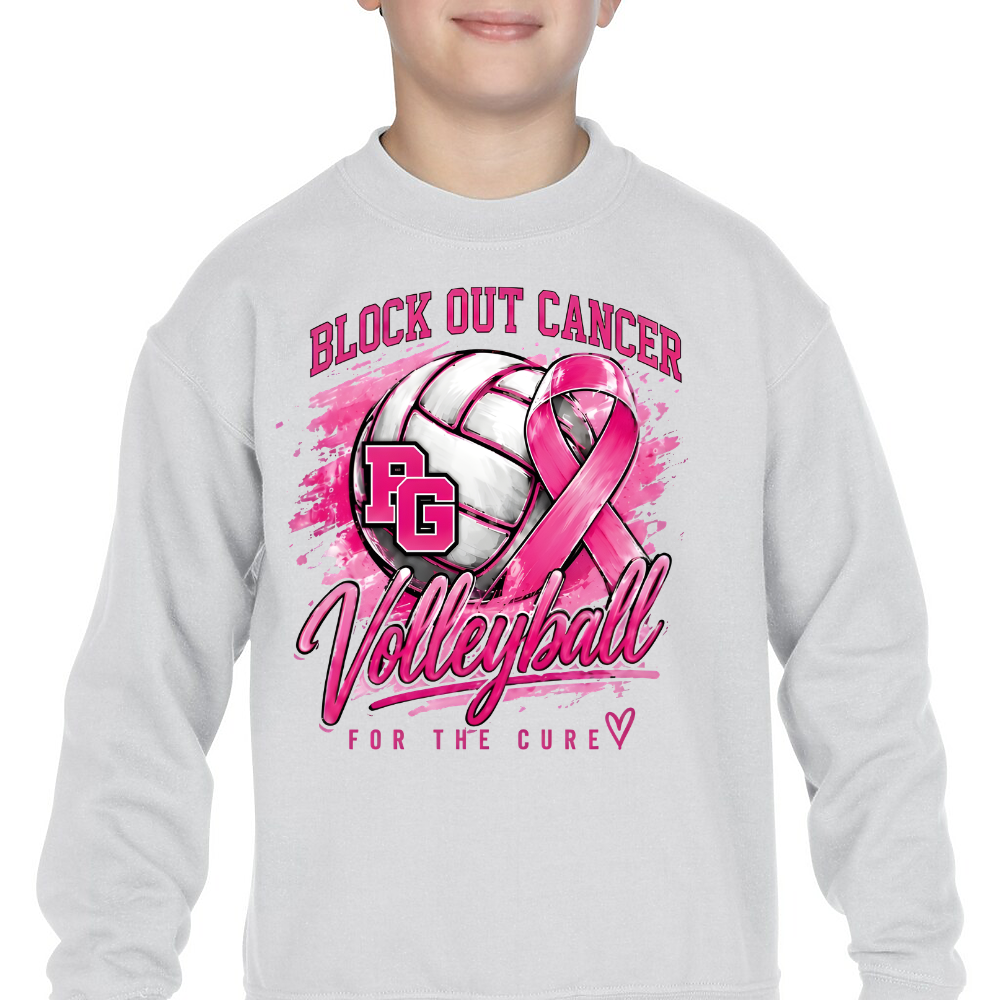 Providence Grove Volleyball Pink Out youth crew