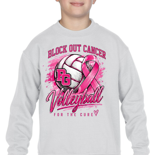 Providence Grove Volleyball Pink Out youth crew