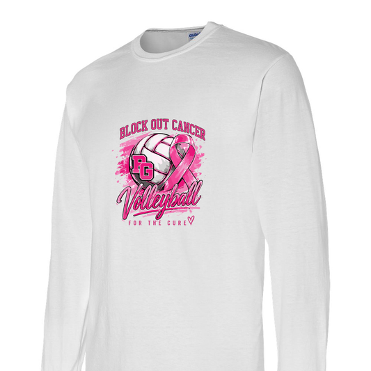 Providence Grove Volleyball Pink Out long sleeve tshirt