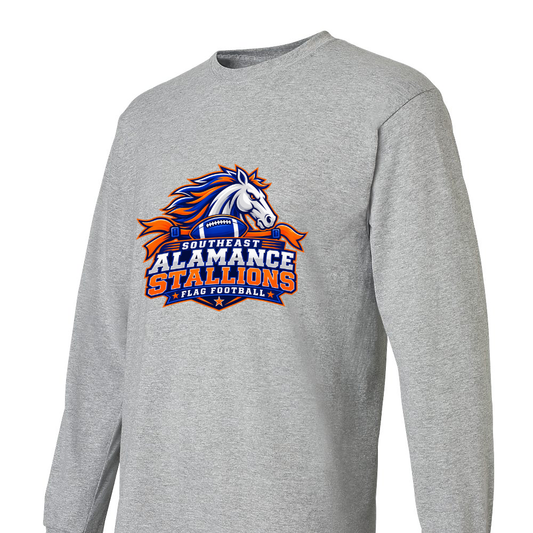 SE Flag Football stallion long sleeve shirt