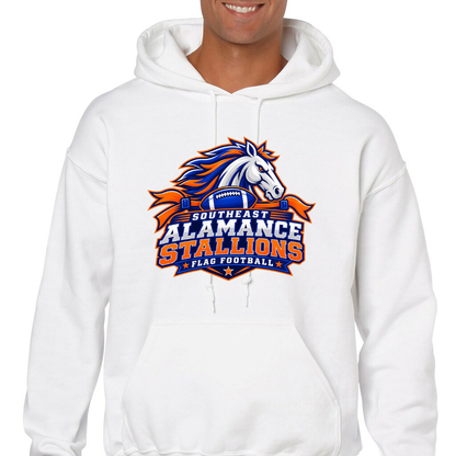 SE Flag Football stallion hoodie