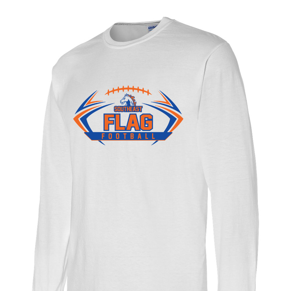 SE Flag Football long sleeve shirt