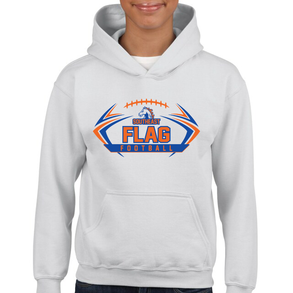 SE Flag Football youth hoodie